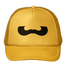 Imperial Moustache Mesh Hat