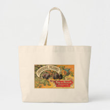 Imperial Plums Canvas Bag