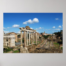 IMPERIAL ROMAN FORUM POSTER