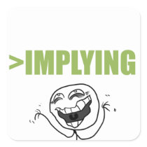Implying Stickers
