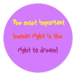 Important Human Rights stickers