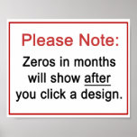 Important Note Poster
