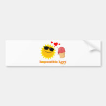 Impossible Love Bumper Stickers