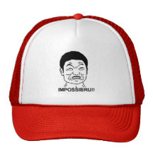 Impossibru!! Comic Face Mesh Hat