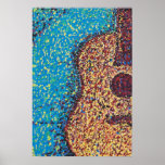 Impresionist Guitar Print