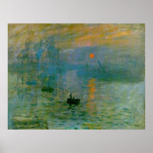 Impression, Sunrise Poster