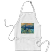 Impression Sunrise, Soleil Levant, Claude Monet Apron