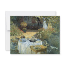 Impressionism Art Bridal Shower Afteroon Tea Party Personalized Invitation