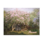 Impressionism Lilacs by Monet Postcard