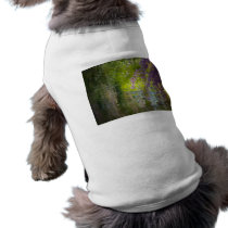 Impressionist Cherry Blossoms Dog T-shirt