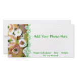 Impressionist Flowers Birth Announcement photo cards