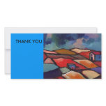 IMPRESSIONIST LANDSCAPE, THANK YOU CUSTOMIZED PHOTO CARD