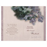 Impressionistic Lilacs -  Wedding Program flyers
