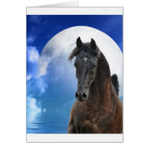 Impressive Stallion Greeting Cards