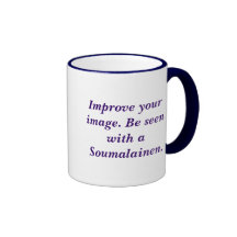 Improve your image. Be seen with a Soumalainen. Mug