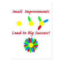 Improvement Success Post Cards