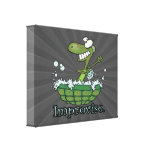 improvise turtle shell tubby tub cartoon gallery wrap canvas
