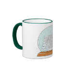 In a snow globe mugs