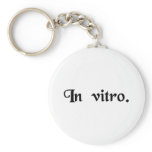 In a test tube. keychains