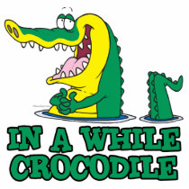 in a while crocodile photo cut outs