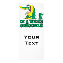 in a while crocodile rack cards