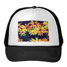 In artificial light mesh hats