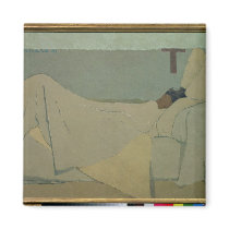 In Bed, 1891 Fridge Magnet