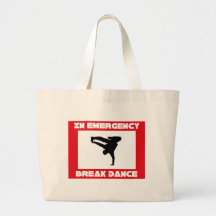 In case of emerency Break dance Tote Bag