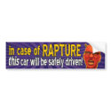 In Case of Rapture Bumpersticker