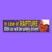 In Case of Rapture Bumpersticker
