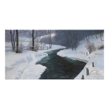 In Deep Winter Custom Photo Card