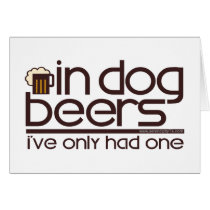 In Dog Beers (w/Mug)... Cards