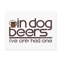 In Dog Beers (w/Mug)... Post Cards