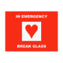 In Emergency, Break Glass - Postcard
