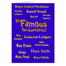 In-Famous Accountants! Cards