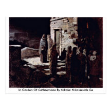 In Garden Of Gethsemane By Nikolai Nikolaevich Ge Post Cards