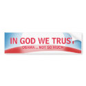 In God Not Obama bumper stickers