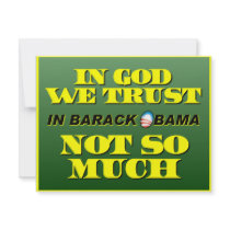 In God We Trust Personalized Announcement