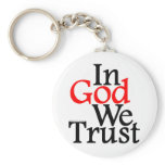 In GOD We Trust Key Chains