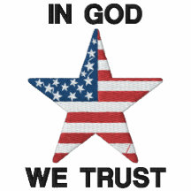 IN GOD WE TRUST MEN'S EMBROIDERED SHIRT