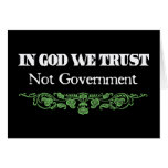 In God we Trust Not Government Cards