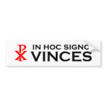 In Hoc Signo Vinces Bumper Stickers