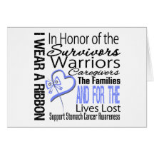 In Honour Collage Tribute Stomach Cancer Cards