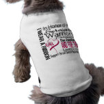 In Honour Tribute Collage Throat Cancer pet clothing