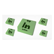 In Indium Custom Photo Card