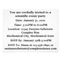 In Life, Are You The Enzyme Or The Substrate? Personalised Announcement