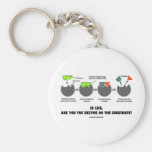 In Life, Are You The Enzyme Or The Substrate? Keychain