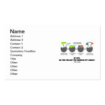 In Life Do You Follow The Induced-Fit Model? Business Card Templates