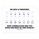 In Life & Thought How Correlated Are You Rest Of Postcards
