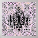 In Love Chandelier ~ Print / Poster